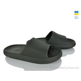 Фотография Шлепки мужские пляжные Лето Зефірка чол.хакі (10 пар р.40-44) "Inblue" недорого оптом от прямого поставщика