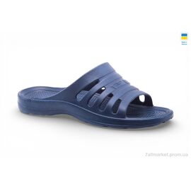 Фотография Шлепки мужские пляжные Лето M201 крабік синій (8 пар р.40-46) "Rai shoes" недорого оптом от прямого поставщика