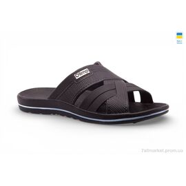 Фотография Шлепки мужские пляжные Лето M204 чорний (8 пар р.40-46) "Rai shoes" недорого оптом от прямого поставщика