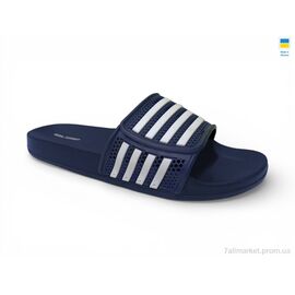 Фотография Шлепки мужские пляжные Лето M235 синій (8 пар р.40-46) "Rai shoes" недорого оптом от прямого поставщика