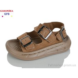Сандалії дитячі літні Літо T62-3 (10 пар р.21-25) "GFB-Канарейка" недорого оптом від прямого постачальника