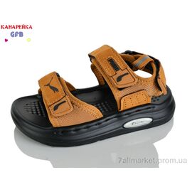 Сандалії дитячі літні Літо T66-4 (10 пар р.21-25) "GFB-Канарейка" недорого оптом від прямого постачальника