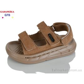 Сандалії дитячі літні Літо T63-3 (10 пар р.21-25) "GFB-Канарейка" недорого оптом від прямого постачальника