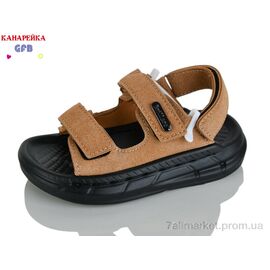 Сандалії дитячі літні Літо T63-4 (10 пар р.21-25) "GFB-Канарейка" недорого оптом від прямого постачальника