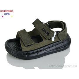 Сандалії дитячі літні Літо T63-7 (10 пар р.21-25) "GFB-Канарейка" недорого оптом від прямого постачальника