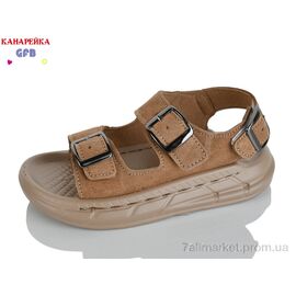 Сандалії дитячі літні Літо S72-3 (10 пар р.26-30) "GFB-Канарейка" недорого оптом від прямого постачальника