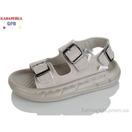 Сандалії дитячі літні Літо S72-6 (10 пар р.26-30) "GFB-Канарейка" недорого оптом від прямого постачальника