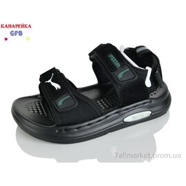 Сандалії дитячі літні Літо S76-1 (10 пар р.26-30) "GFB-Канарейка" недорого оптом від прямого постачальника