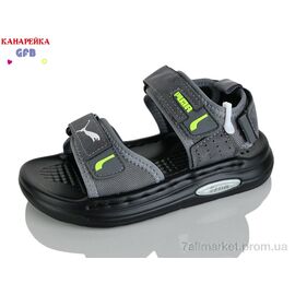 Сандалії дитячі літні Літо S76-3 (10 пар р.26-30) "GFB-Канарейка" недорого оптом від прямого постачальника