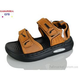 Сандалії дитячі літні Літо S76-4 (10 пар р.26-30) "GFB-Канарейка" недорого оптом від прямого постачальника