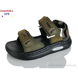 Сандалії дитячі літні Літо S76-5 (10 пар р.26-30) "GFB-Канарейка" недорого оптом від прямого постачальника