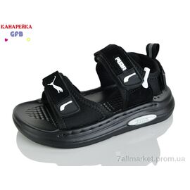 Сандалії дитячі літні Літо S76-6 (10 пар р.26-30) "GFB-Канарейка" недорого оптом від прямого постачальника