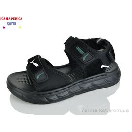 Сандалії дитячі літні Літо R86-1 (10 пар р.32-37) "GFB-Канарейка" недорого оптом від прямого постачальника