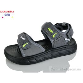Сандалії дитячі літні Літо R86-3 (10 пар р.32-37) "GFB-Канарейка" недорого оптом від прямого постачальника