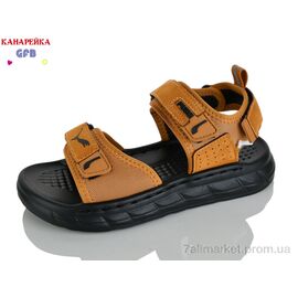 Сандалії дитячі літні Літо R86-4 (10 пар р.32-37) "GFB-Канарейка" недорого оптом від прямого постачальника