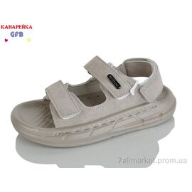 Сандалії дитячі літні Літо R83-6 (10 пар р.31-36) "GFB-Канарейка" недорого оптом від прямого постачальника