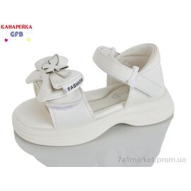 Босоніжки дитячі літні Літо T61-1 (8 пар р.23-28) "GFB-Канарейка" недорого оптом від прямого постачальника