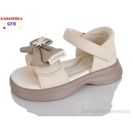 Босоніжки дитячі літні Літо T61-2 (8 пар р.23-28) "GFB-Канарейка" недорого оптом від прямого постачальника