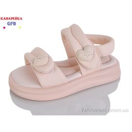 Босоніжки дитячі літні Літо T67-3 (8 пар р.23-28) "GFB-Канарейка" недорого оптом від прямого постачальника