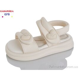 Босоніжки дитячі літні Літо T67-4 (8 пар р.23-28) "GFB-Канарейка" недорого оптом від прямого постачальника