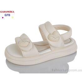 Босоніжки дитячі літні Літо S77-4 (8 пар р.28-33) "GFB-Канарейка" недорого оптом від прямого постачальника