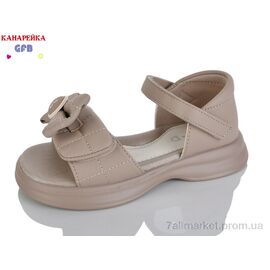 Босоніжки дитячі літні Літо A72-5 (8 пар р.28-33) "GFB-Канарейка" недорого оптом від прямого постачальника