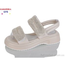 Босоніжки дитячі літні Літо R846-2 (8 пар р.32-37) "GFB-Канарейка" недорого оптом від прямого постачальника