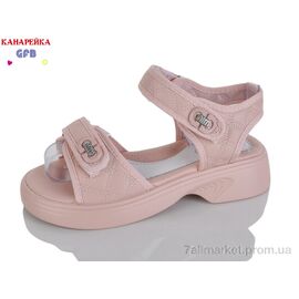Босоніжки дитячі літні Літо R840-3 (8 пар р.32-37) "GFB-Канарейка" недорого оптом від прямого постачальника