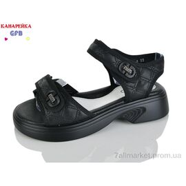 Босоніжки дитячі літні Літо R840-4 (8 пар р.32-37) "GFB-Канарейка" недорого оптом від прямого постачальника