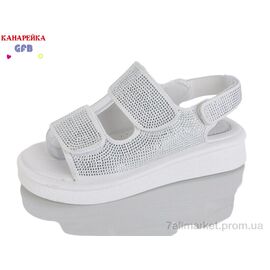 Босоніжки дитячі літні Літо R845-1 (8 пар р.32-37) "GFB-Канарейка" недорого оптом від прямого постачальника