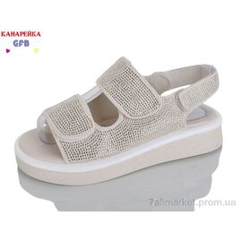 Босоніжки дитячі літні Літо R845-2 (8 пар р.32-37) "GFB-Канарейка" недорого оптом від прямого постачальника