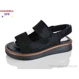 Босоніжки дитячі літні Літо R845-4 (8 пар р.32-37) "GFB-Канарейка" недорого оптом від прямого постачальника