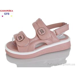 Босоніжки дитячі літні Літо R847-3 (8 пар р.32-37) "GFB-Канарейка" недорого оптом від прямого постачальника
