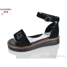 Босоніжки дитячі літні Літо R842-6 (8 пар р.32-37) "GFB-Канарейка" недорого оптом від прямого постачальника