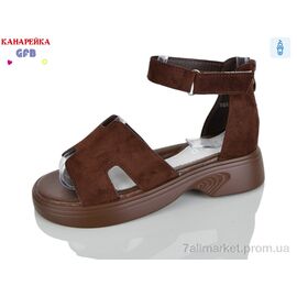 Босоніжки дитячі літні Літо R841-7 (8 пар р.32-37) "GFB-Канарейка" недорого оптом від прямого постачальника