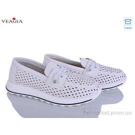 Туфлі жіночі стильні Літо N99-2 white (8 пар р.36-41) "Veagia-ADA" недорого оптом від прямого постачальника