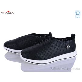 Туфлі жіночі стильні Літо N100-1 black (8 пар р.36-41) "Veagia-ADA" недорого оптом від прямого постачальника