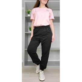 Фотография Штаны спортивные женские 1023 black-old-4 р.S-XL "VICTORY" недорого оптом от прямого поставщика