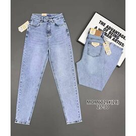 Фотография Джинсы женские 6029 l.blue р.25-30 "Vindassion" недорого оптом от прямого поставщика