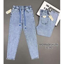 Фотография Джинсы женские 6045 l.blue р.32-42 "Vindassion" недорого оптом от прямого поставщика