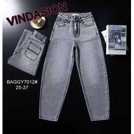 Фотография Джинсы женские 7012 grey р.25-27 "Vindassion" недорого оптом от прямого поставщика
