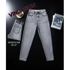 Фотография Джинсы женские 7016 grey р.25-27 "Vindassion" недорого оптом от прямого поставщика