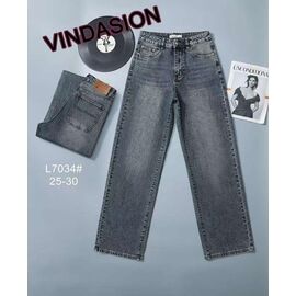 Фотография Джинсы женские L7034 blue р.25-30 "Vindassion" недорого оптом от прямого поставщика