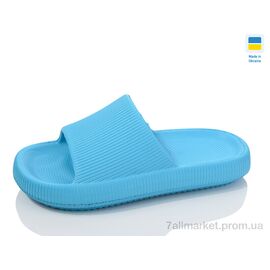 Фотография Шлепки женские облегченные Лето N88 бірюза (6 пар р.36-41) "Lot Shoes" недорого оптом от прямого поставщика