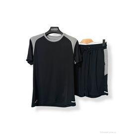 Фотография Спортивный костюм мужской Лето A174 black (5 шт. р.сетка M-3XL) "OKMEL" недорого оптом от прямого поставщика