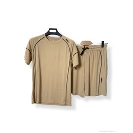 Фотография Спортивный костюм мужской Лето A173 beige (5 шт. р.сетка M-3XL) "OKMEL" недорого оптом от прямого поставщика