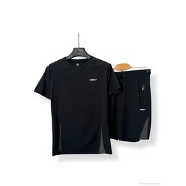 Фотография Спортивный костюм мужской Лето A180 black (5 шт. р.сетка M-3XL) "OKMEL" недорого оптом от прямого поставщика