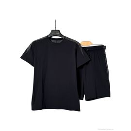 Фотография Спортивный костюм мужской Лето A179 black (5 шт. р.сетка M-3XL) "OKMEL" недорого оптом от прямого поставщика