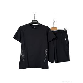 Фотография Спортивный костюм мужской Лето A182 black (5 шт. р.сетка M-3XL) "OKMEL" недорого оптом от прямого поставщика