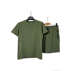 Фотография Спортивный костюм мужской Лето A182 green (5 шт. р.сетка M-3XL) "OKMEL" недорого оптом от прямого поставщика